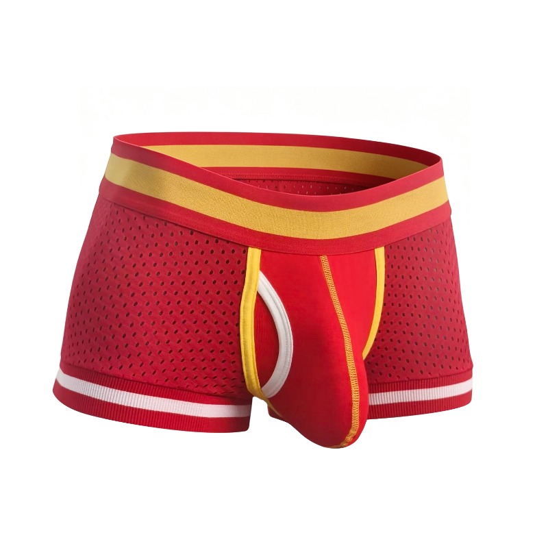 Mesh Sport Boxer - Men Mesh Boxer Briefs U Convex