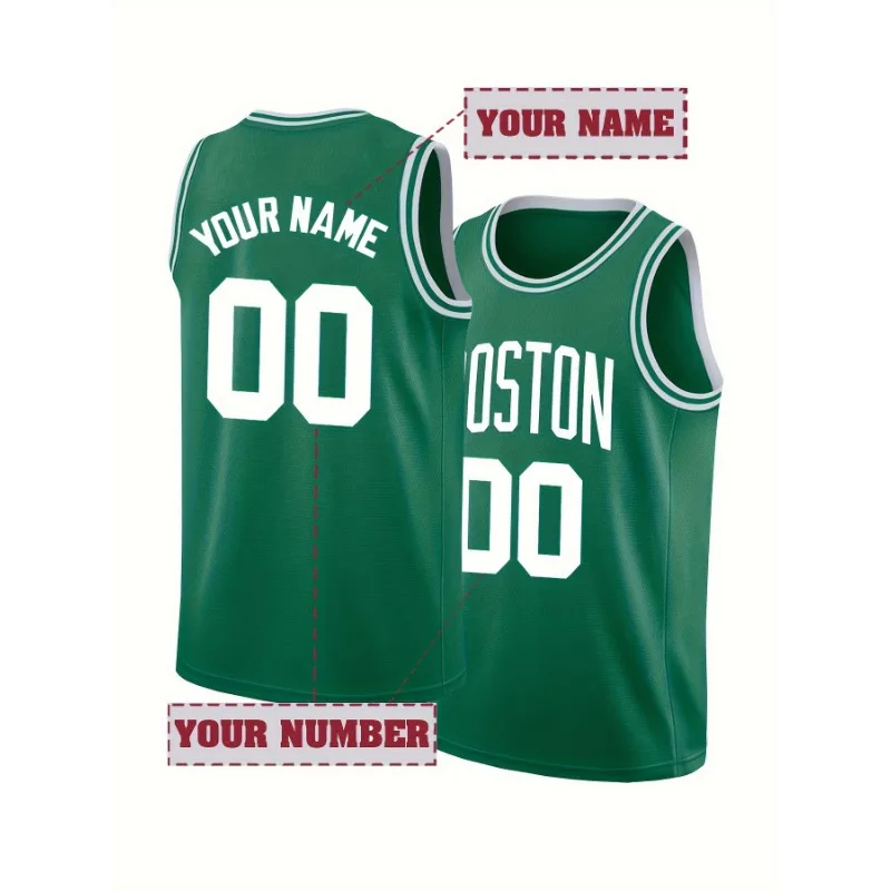 Sleeveless Undershirt - Custom Name & Number Men's Embroidered