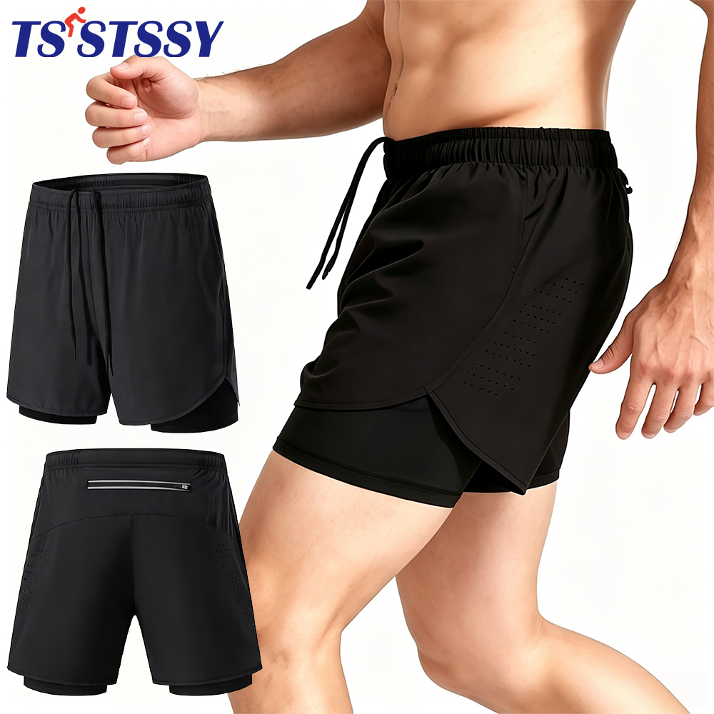 Compression Shorts Athletes - 1Pcs Men Athletic Running Shorts Breathable