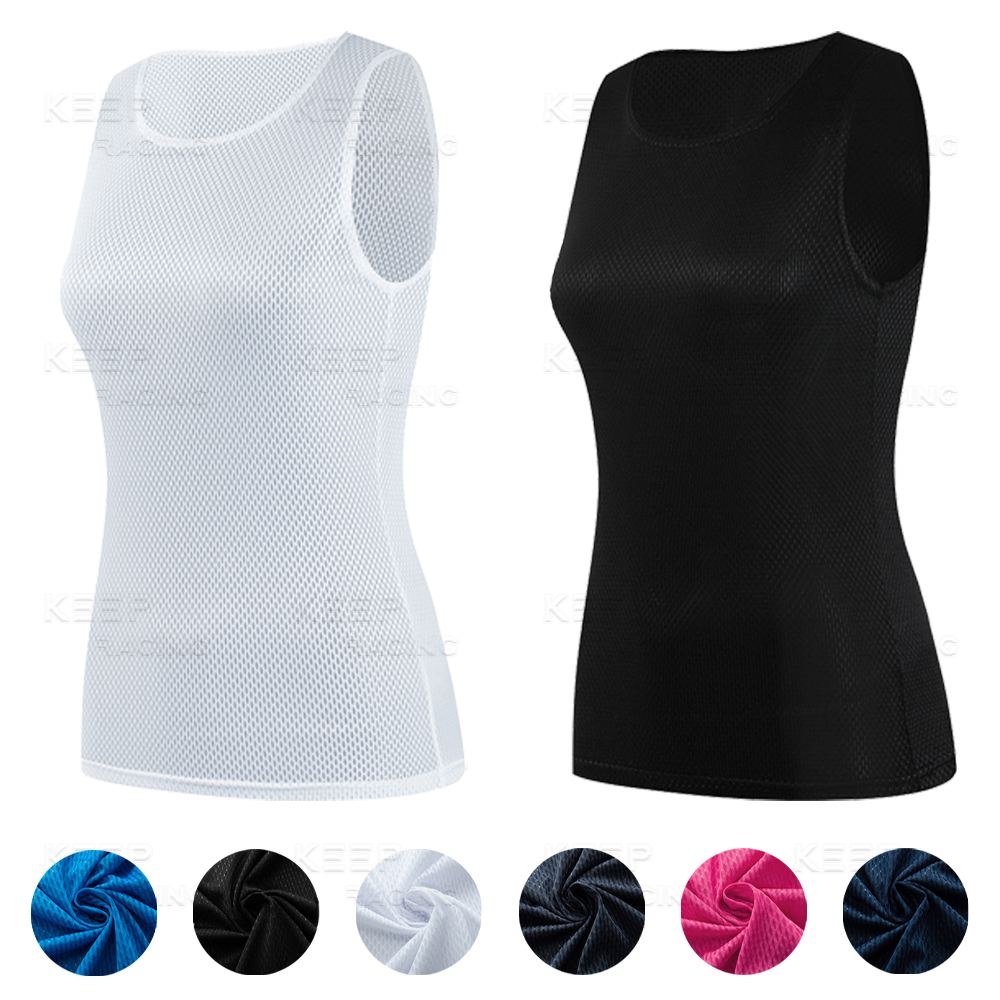 Sleeveless Undershirt - Women Cycling Base Layers Colorful Cycling