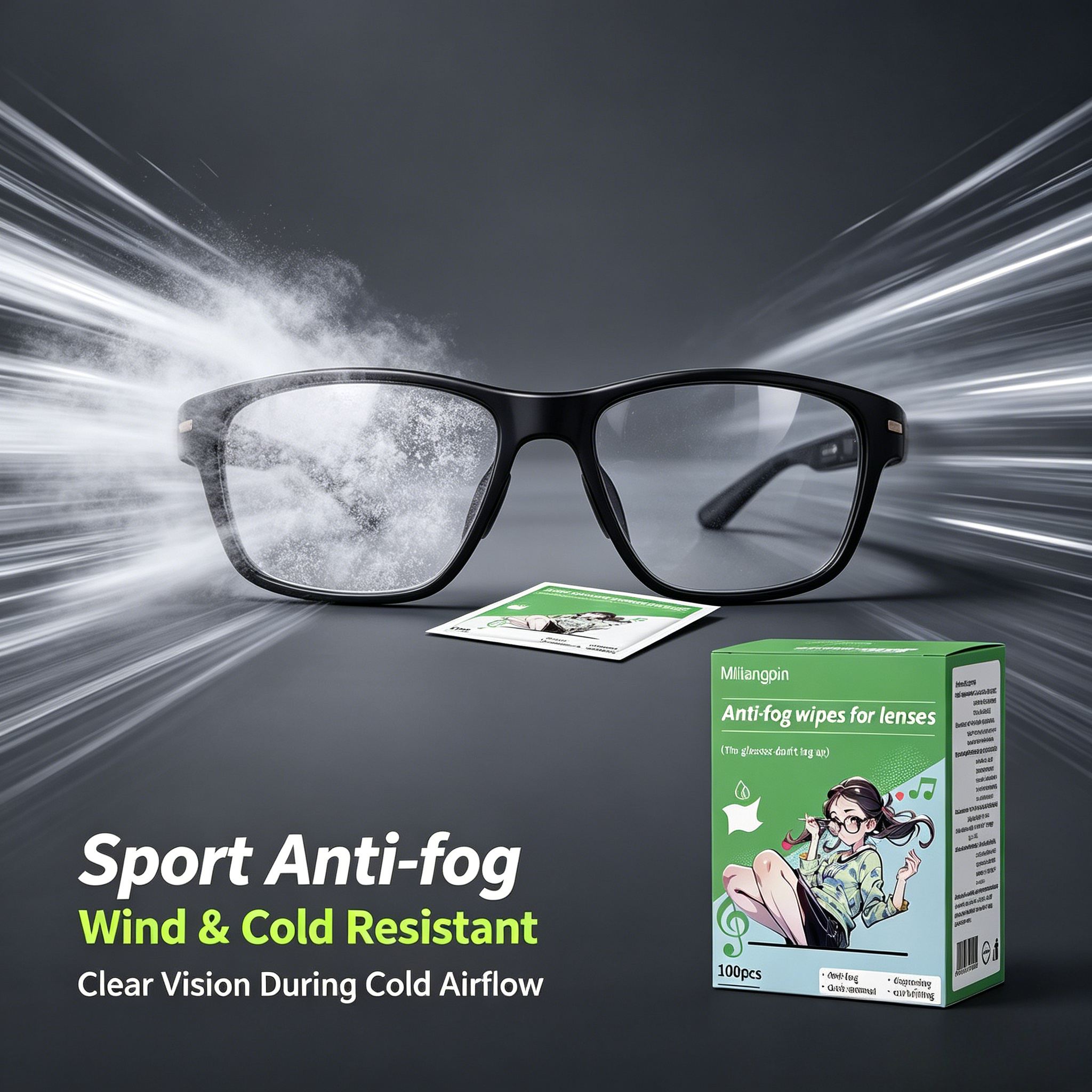 Bamboo Fiber Trunk - Anti-fog and Dust-proof Cleaning Wipes for