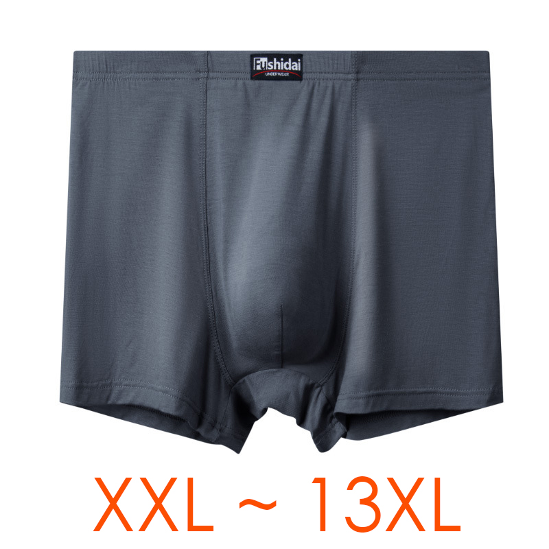 Boxer Shorts Modal - 3pcs/lot 13XL Oversize Men Boxers Plus