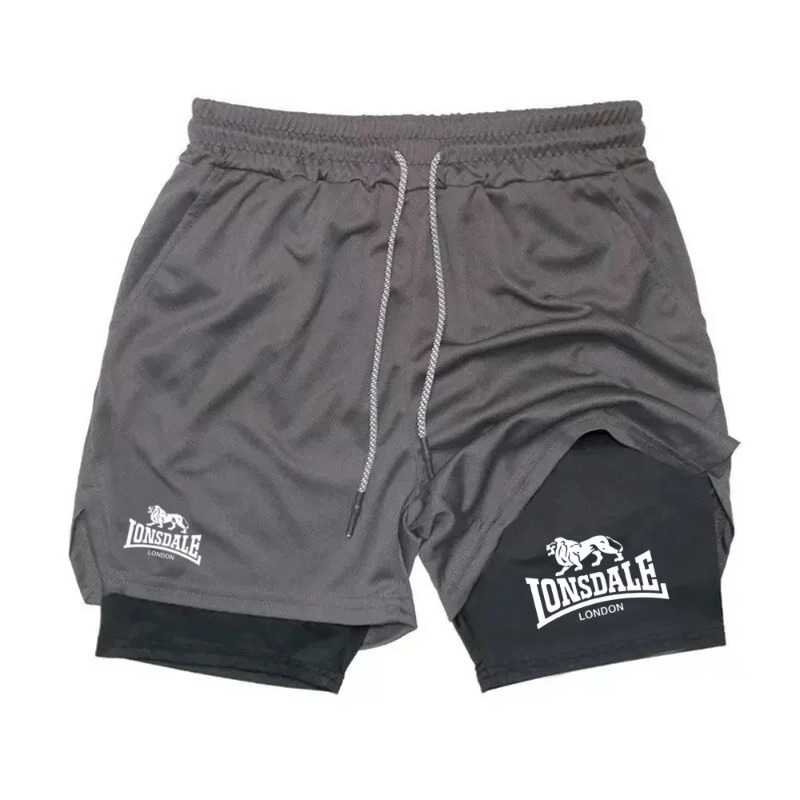 Compression Shorts Athletes - Print 2 in 1 Running Shorts