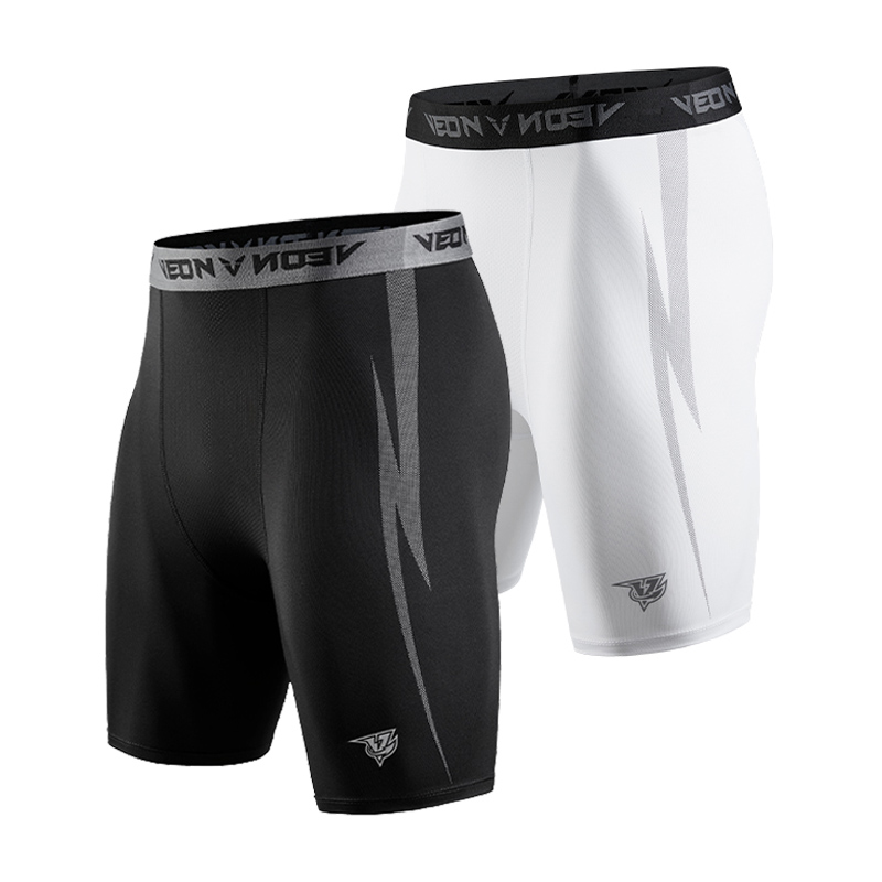 Compression Shorts Athletes - Black Compression Shorts Men Spandex Sport