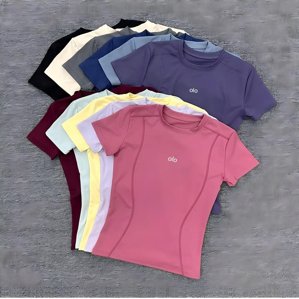 T Shirt Tight Fit - Summer new style simple short-sleeved T-shirt