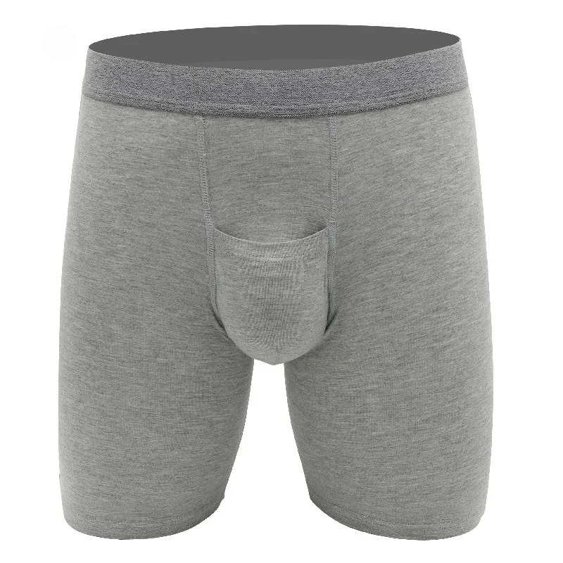 Long Leg Trunk Men - Men's Bulge Boxy Underwear Extended Modal