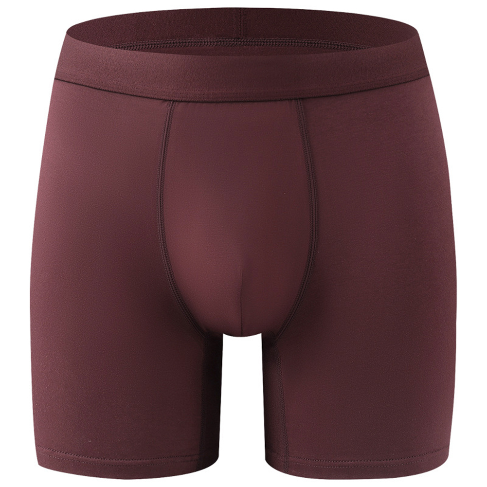 Bamboo Fiber Trunk - Men Long Leg Boxers Breathable Lingerie
