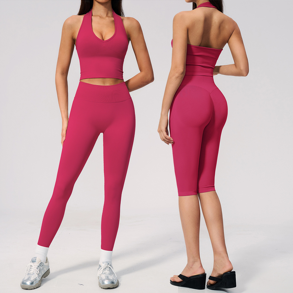 Compression Shorts Athletes - Seamless Yoga Suit 2PCS Women Athletic