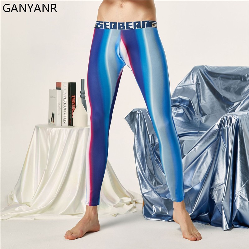 Compression Long Pant - GANYANR Running Tights Men Compression Pants