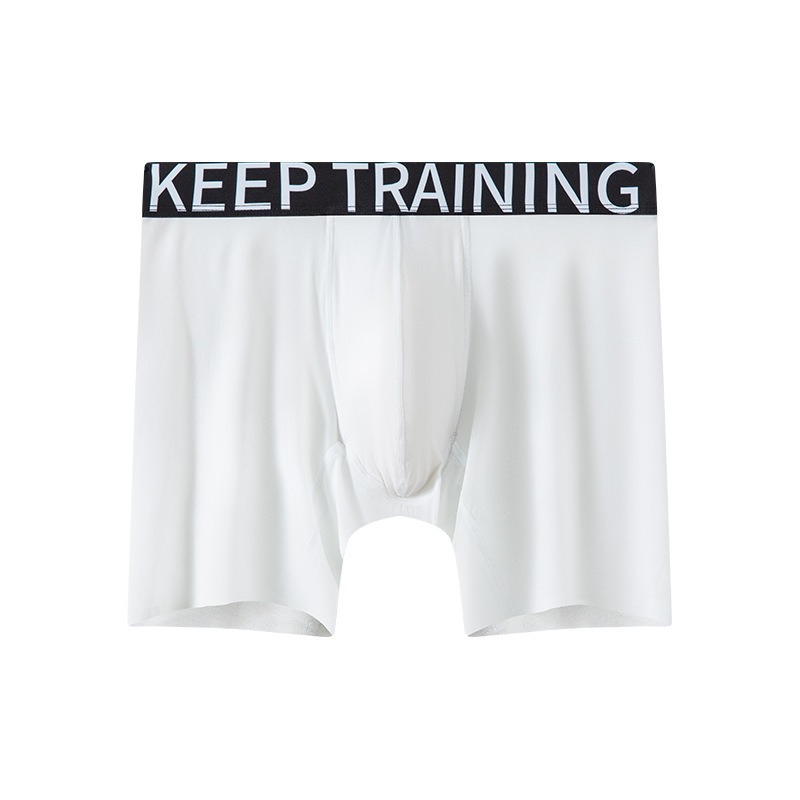 Long Leg Trunk Men - Men's Ice Silk Long Leg Boxer