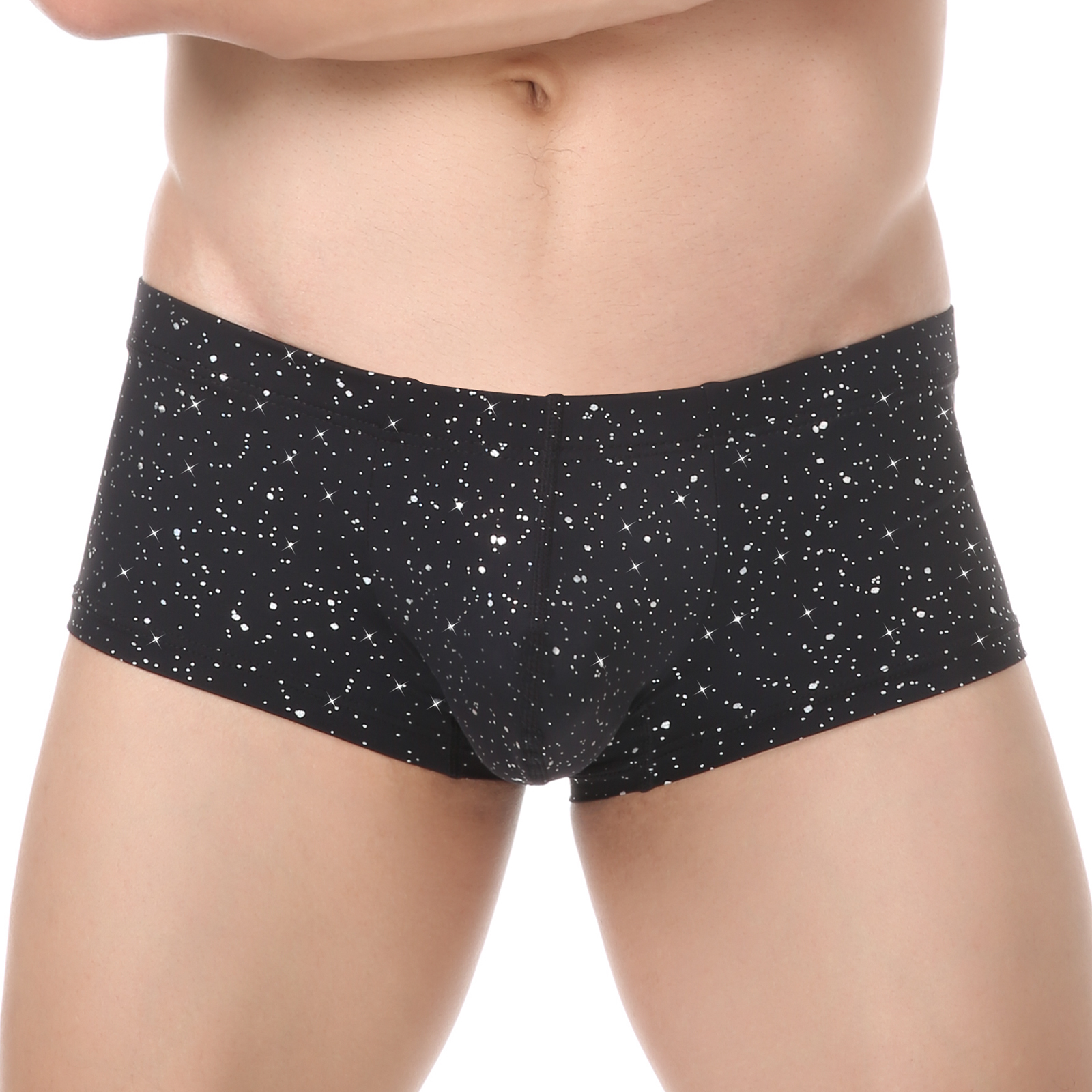 Pouch Boxer Pouch - Men Sequin Boxers Shorts Sports Gyms