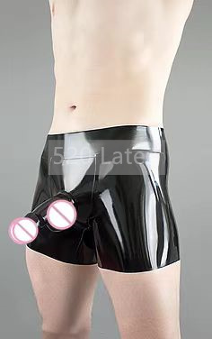 Pouch Boxer Pouch - Latex Men Boxer Shorts Underwear Front