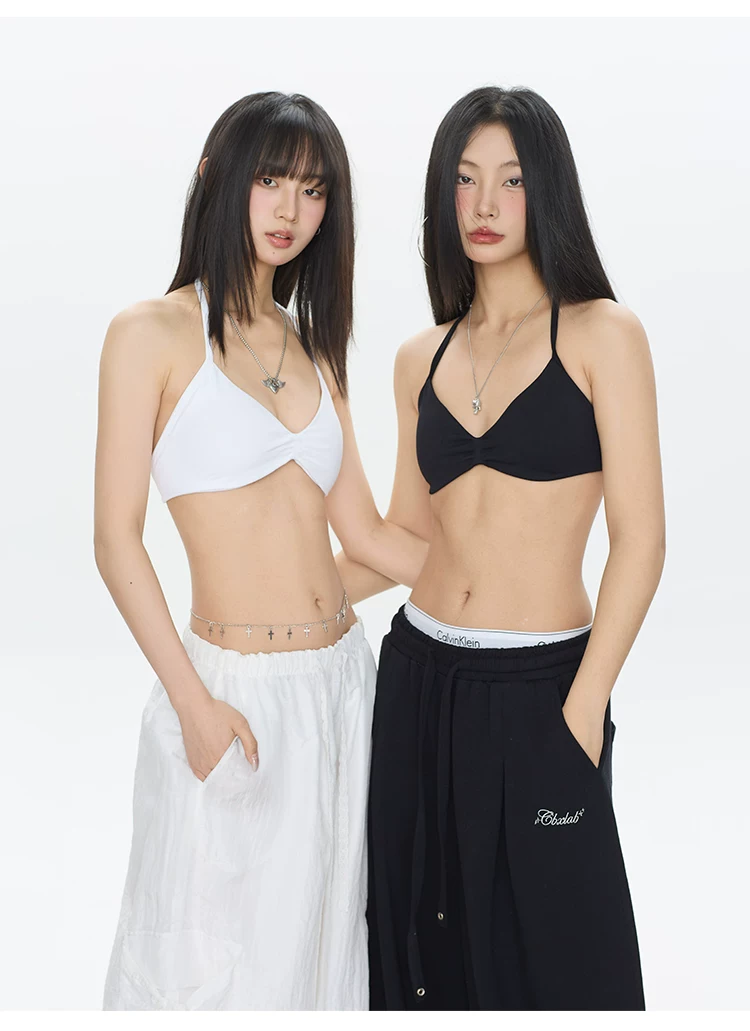 Suspender Tank Top - Sexy Bikini Style Seamless Sports Bra,
