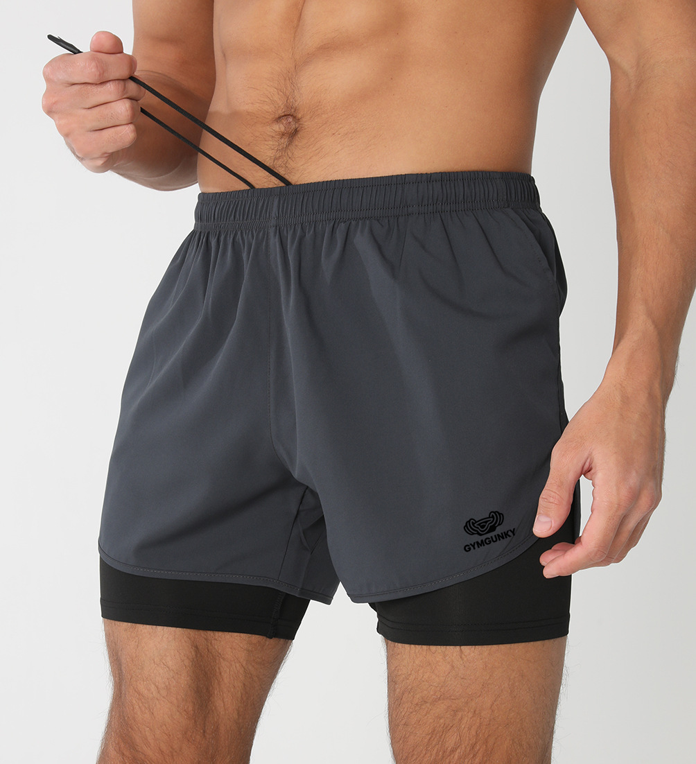 Compression Shorts Athletes - Men 2 in 1 Compression Liner