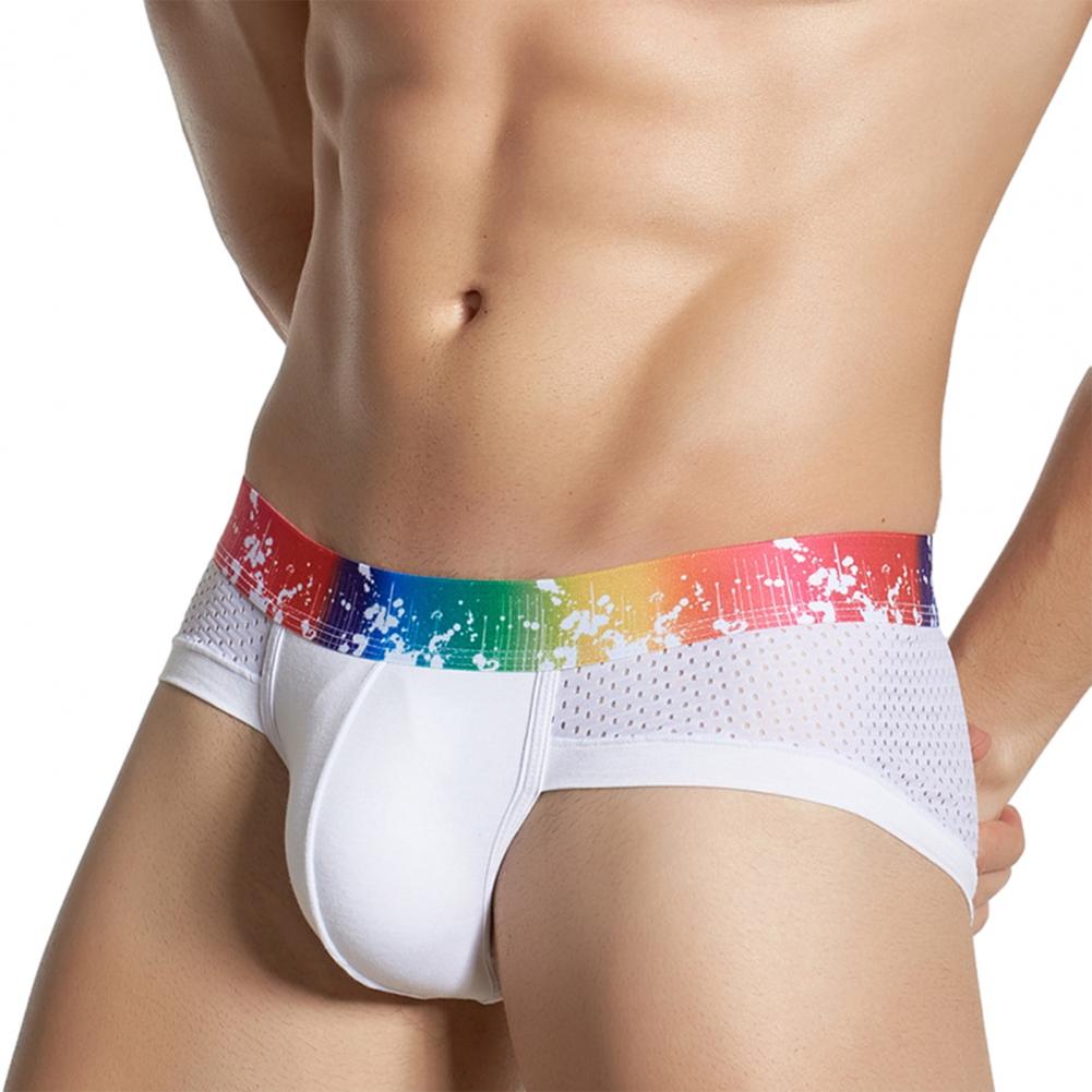 Mesh Sport Boxer - Men Briefs Soft Breathable Mesh Fabric