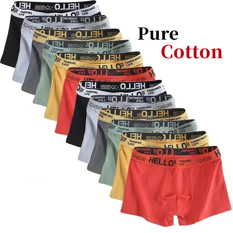 10Pieces/ Men's Underwear Men  - огляд і ціна Boxer Brief Pack Cotton