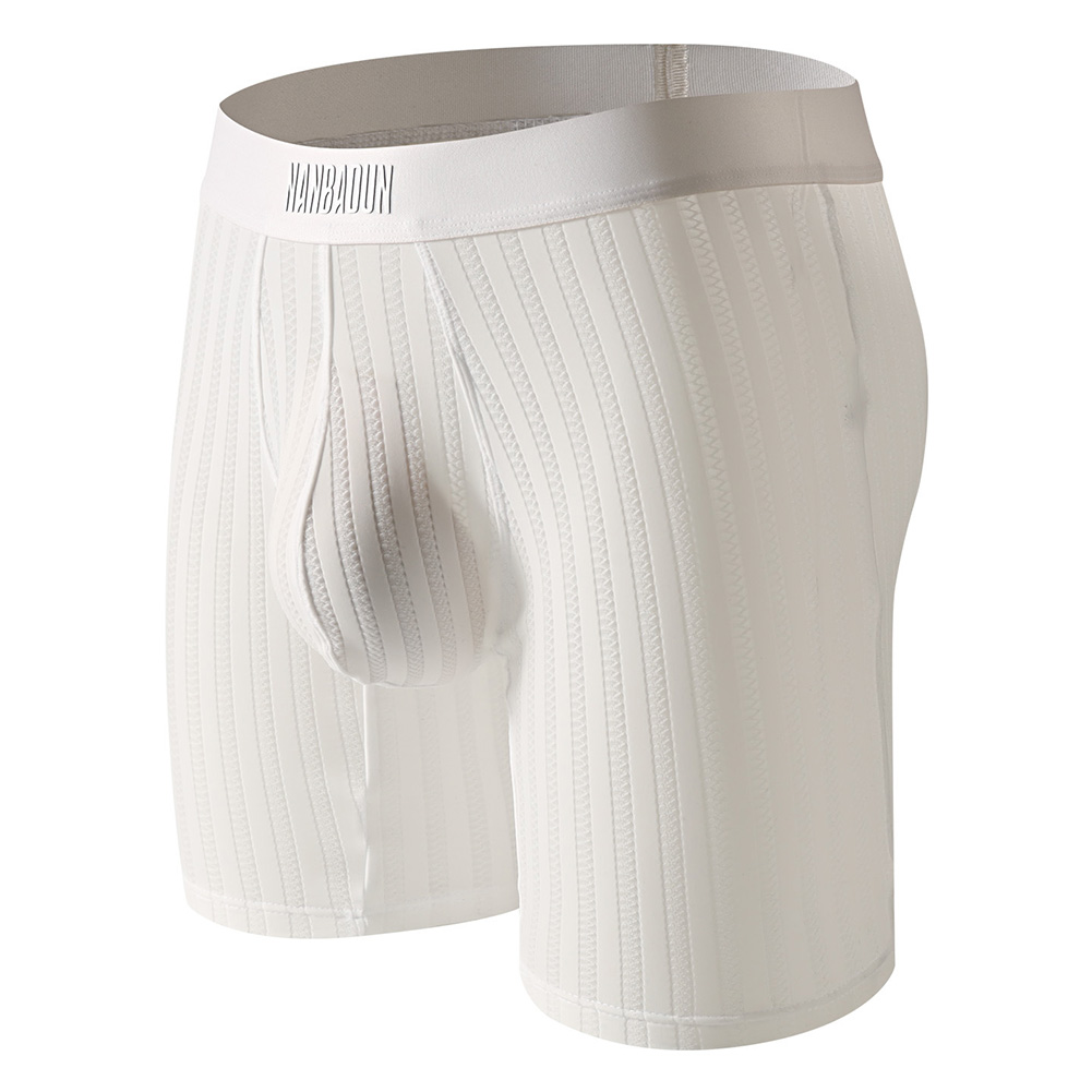 Men Ice Silk Long Leg Shorts B - огляд і ціна Long Leg Trunk Men