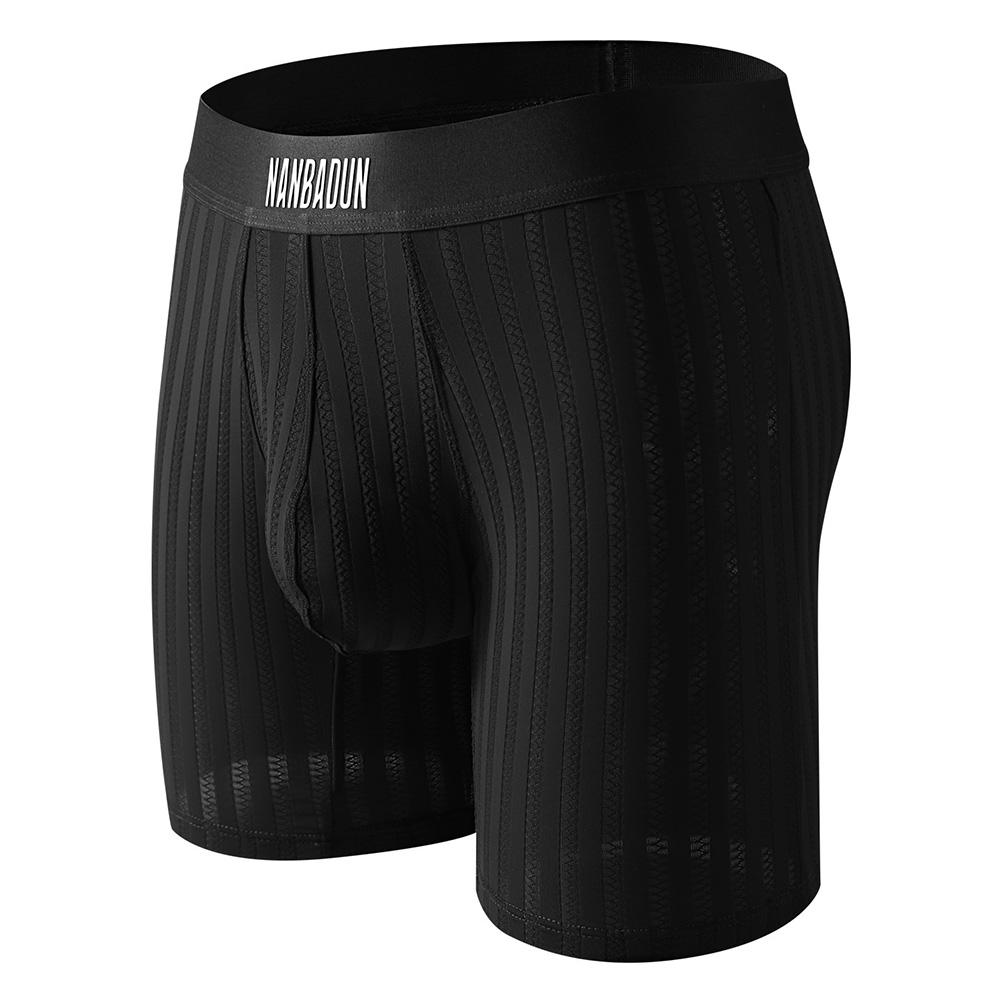 Men Ice Silk Long Leg Shorts B - огляд і ціна Long Leg Trunk Men