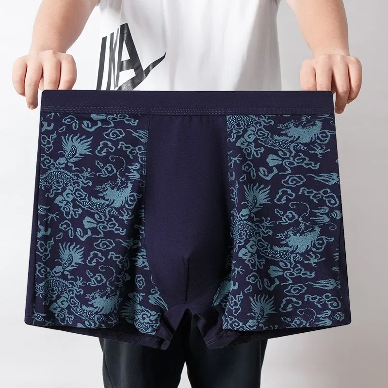Pure Cotton Boxers Men Plus Si - огляд і ціна Boxer Brief Pack Cotton