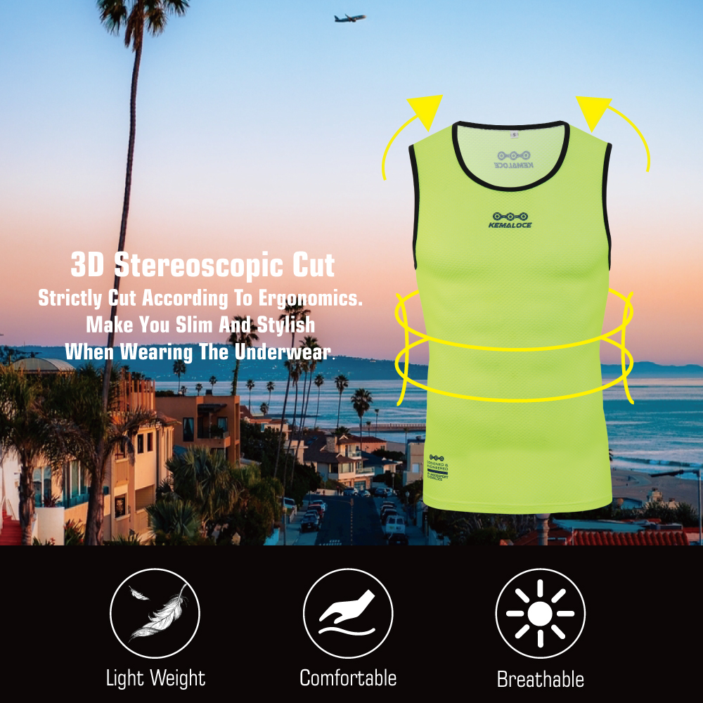 KEMALOCE Cycling Base Layer Me - огляд і ціна Sleeveless Undershirt