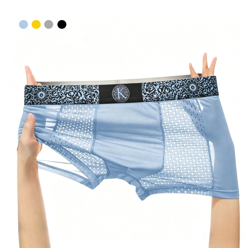 Men's Cool Ice Silk Mesh Boxer - огляд і ціна Mesh Sport Boxer