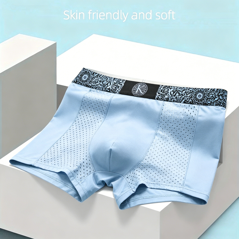Men's Cool Ice Silk Mesh Boxer - огляд і ціна Mesh Sport Boxer