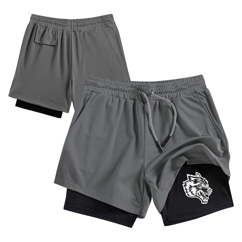 Streetwear Men's Double Layer  - огляд і ціна Compression Shorts Athletes