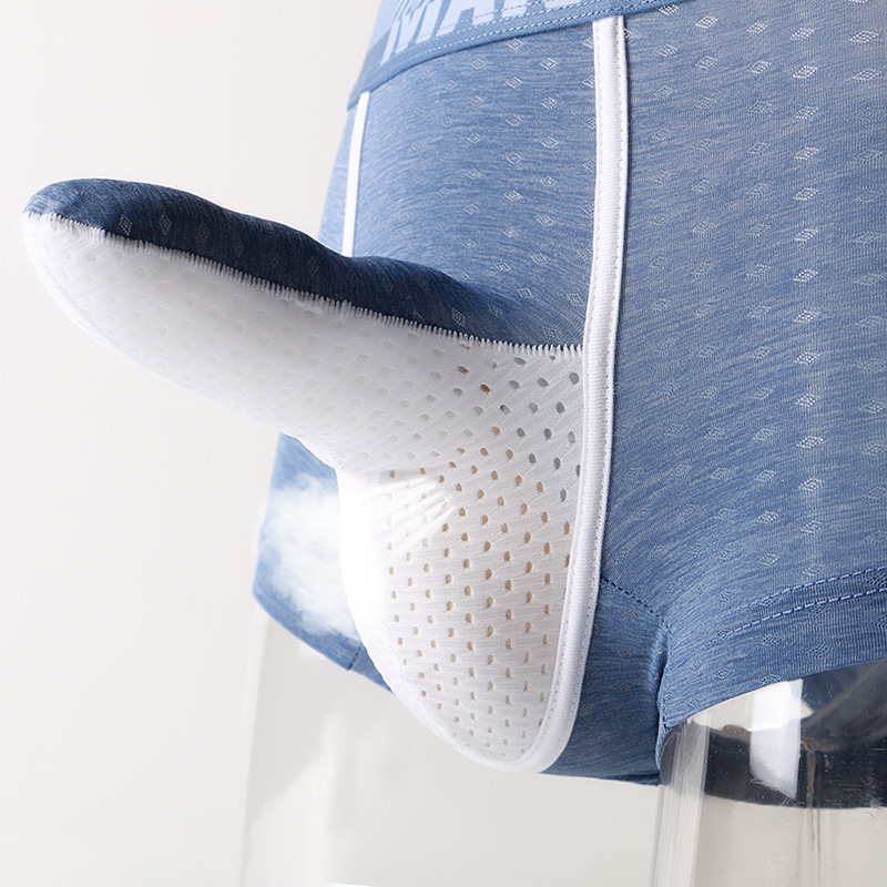 Men's Ice Silk Boxer Briefs, B - огляд і ціна Mesh Sport Boxer