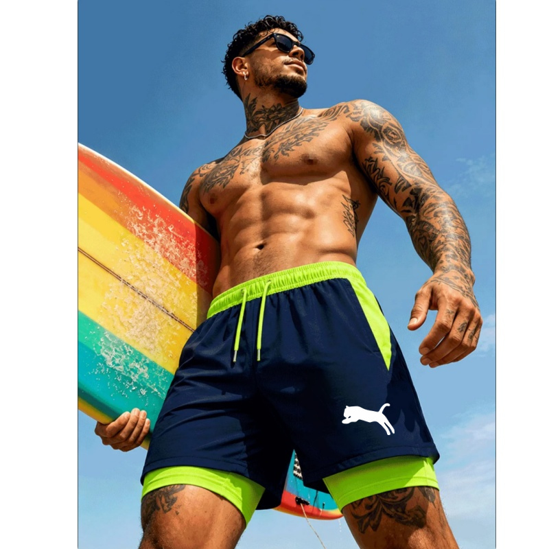 Men Running Cheetah Leopard Si - огляд і ціна Compression Shorts Athletes