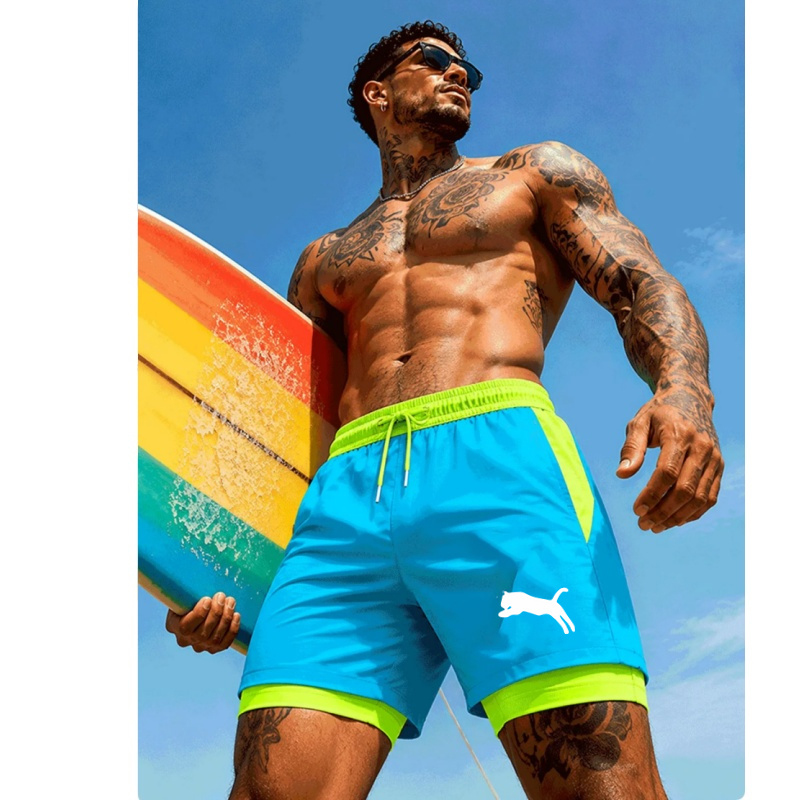 Men Running Cheetah Leopard Si - огляд і ціна Compression Shorts Athletes