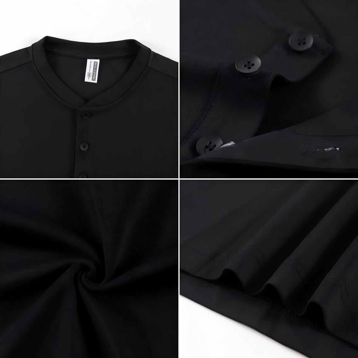 2026 NEW Solid Cotton Henley S - огляд і ціна Undershirt Crew Neck