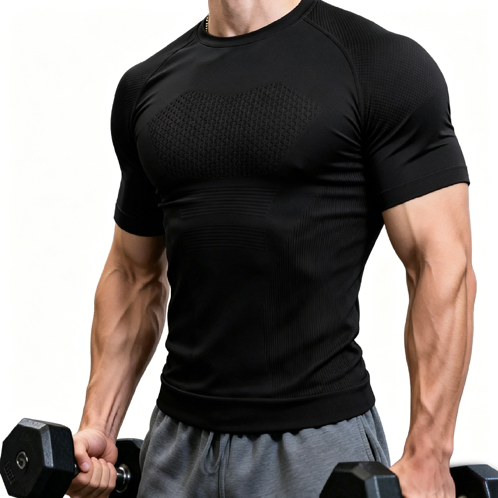 Men Short Sleeve Compression S - огляд і ціна Base Layer Top