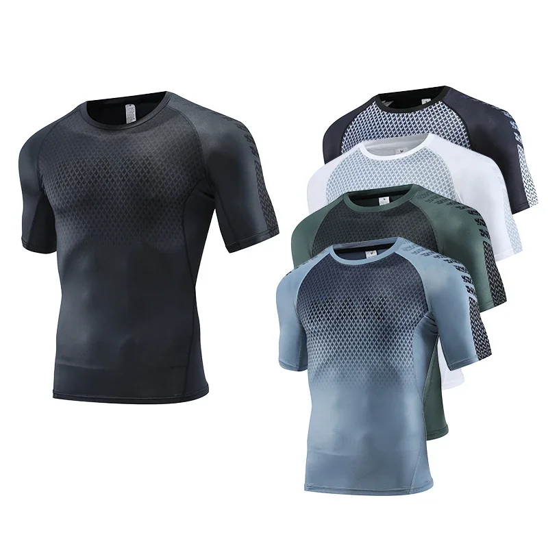 Mens Sport Top for Fitness T-s - огляд і ціна T Shirt Tight Fit