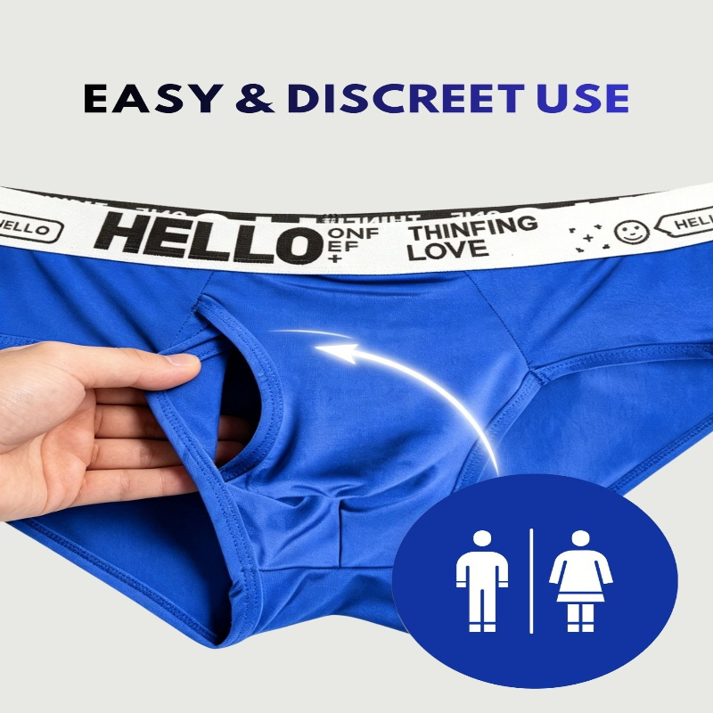 Men's Low Rise Front Fly Brief - огляд і ціна Trunk Breathable Men