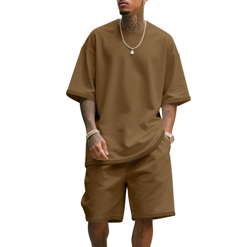 Men's Casual Two Piece Set Sum - огляд і ціна T Shirt Tight Fit