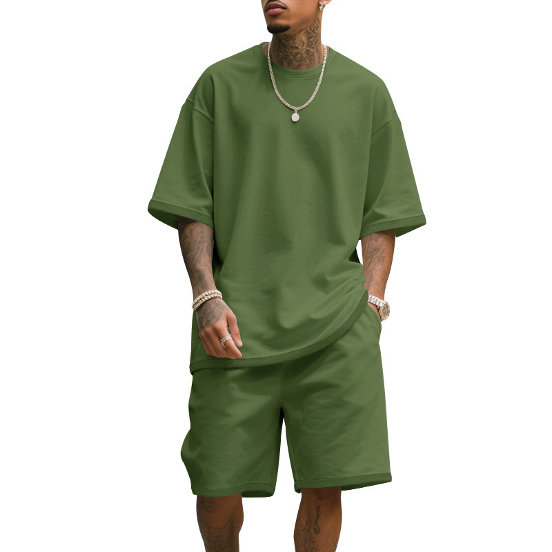 Men's Casual Two Piece Set Sum - огляд і ціна T Shirt Tight Fit