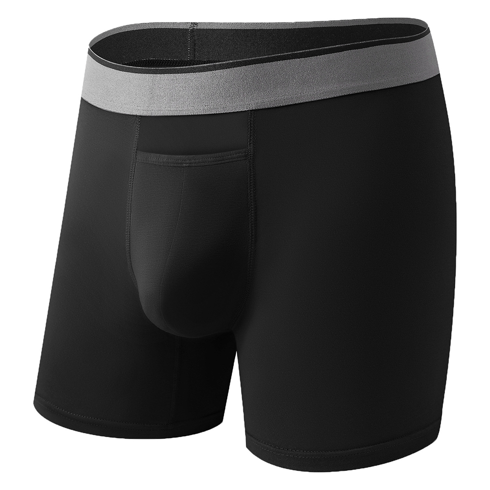 1pc Men Long Leg Shorts Soft U - огляд і ціна Bamboo Fiber Trunk