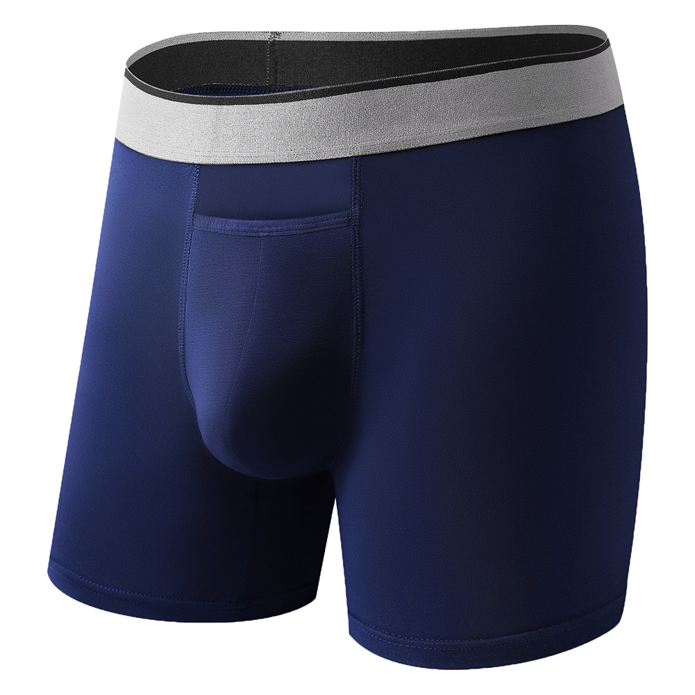 1pc Men Long Leg Shorts Soft U - огляд і ціна Bamboo Fiber Trunk
