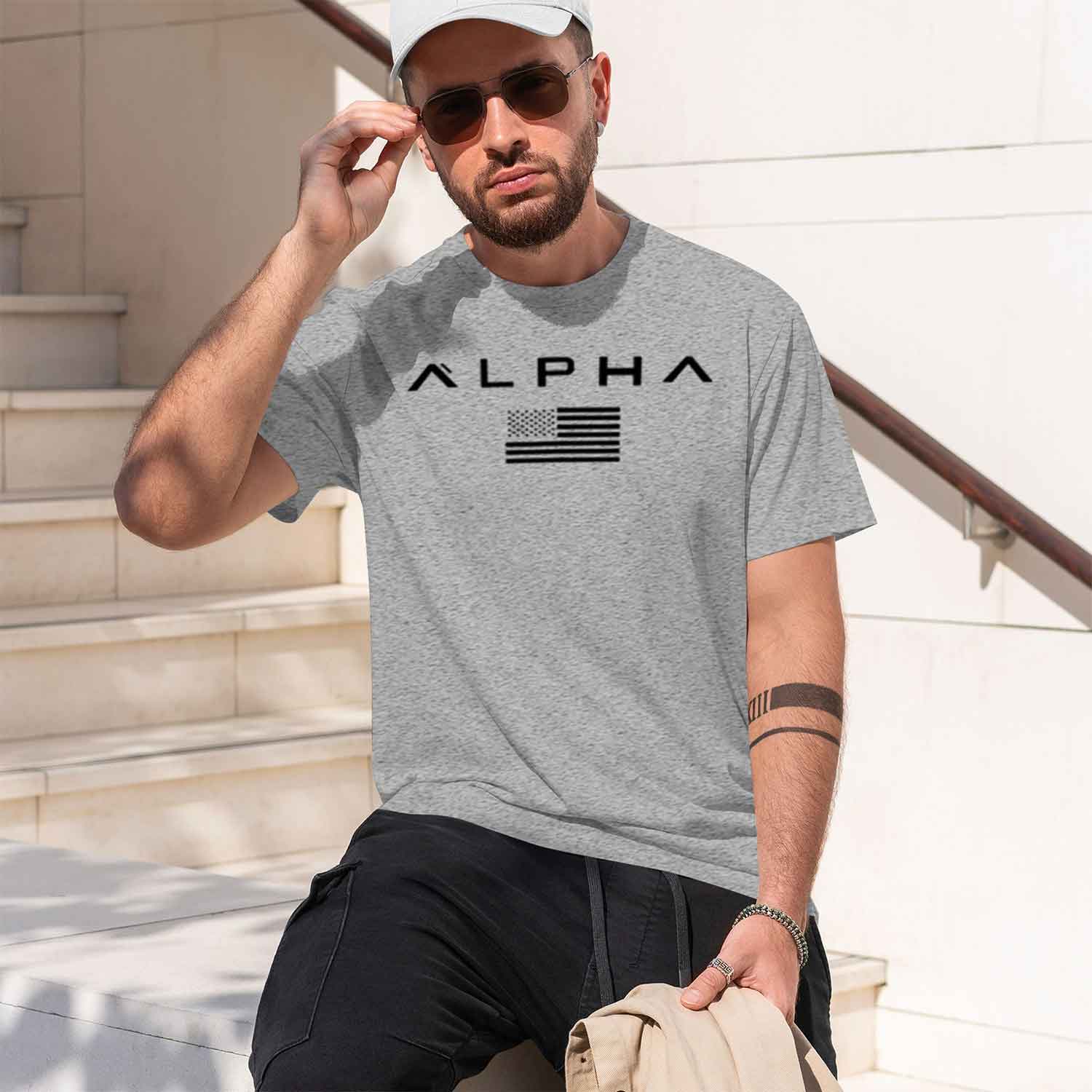 Men's Printed Round-ne Fitness - огляд і ціна Undershirt Crew Neck