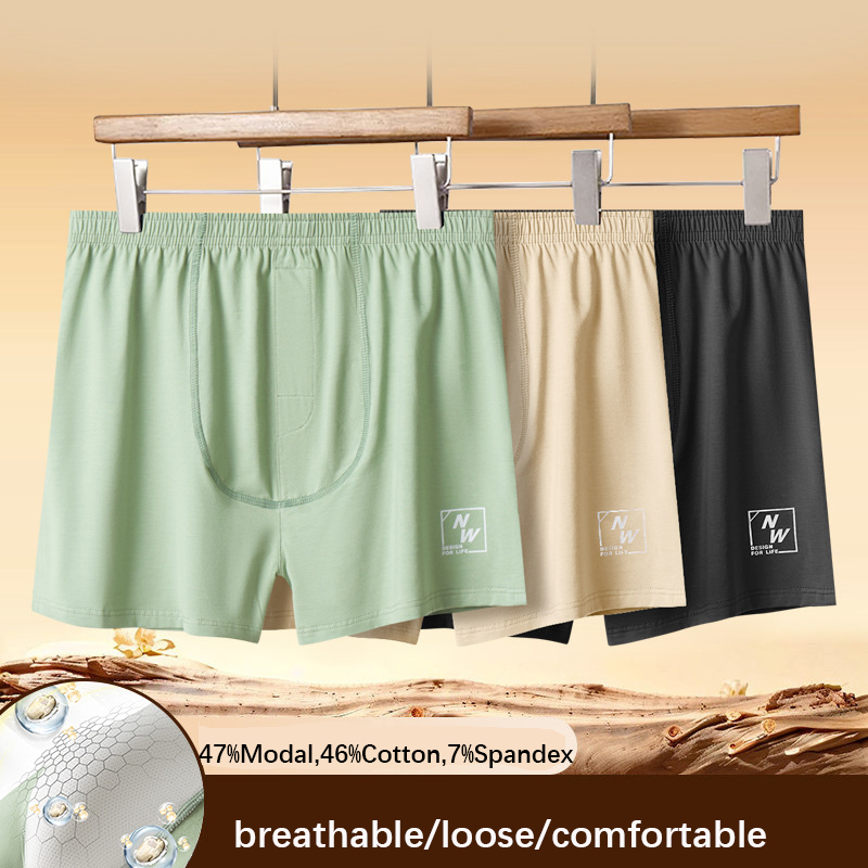 Solid Color Men Underwear Boxe - огляд і ціна Boxer Shorts Modal