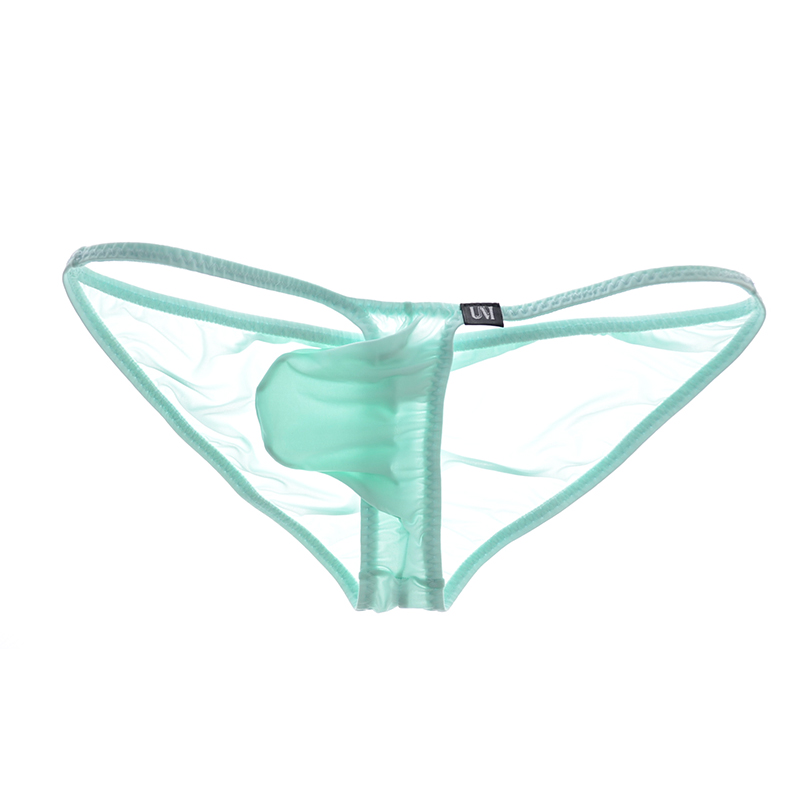 Men's Sexy Silk Button Briefs  - огляд і ціна Pouch Boxer Pouch
