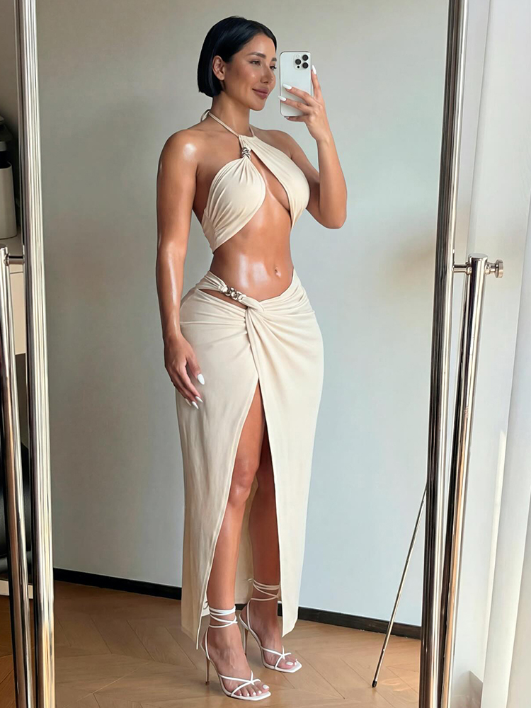 Weird Puss Metal Chain Patchwo - огляд і ціна Suspender Tank Top