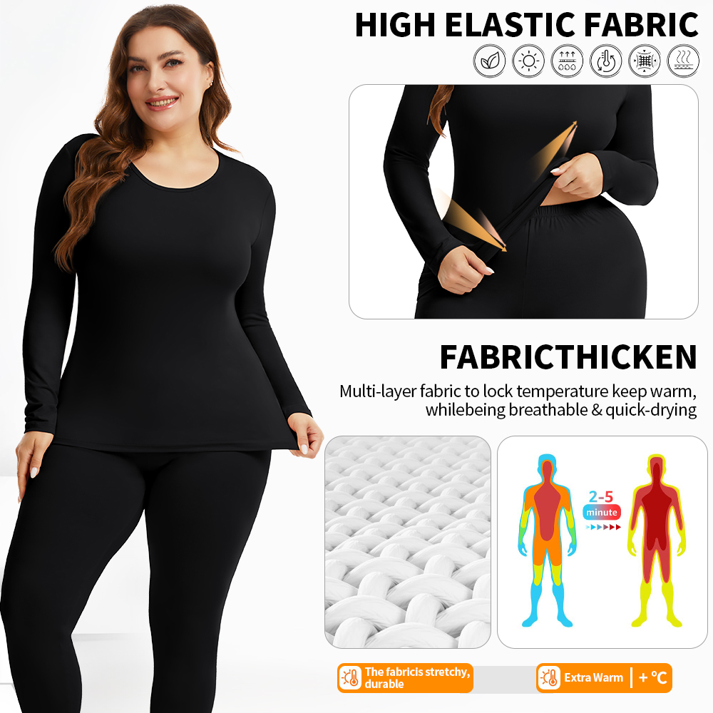 Plus Size Warm Thermal Underwe - огляд і ціна Thermal Long John