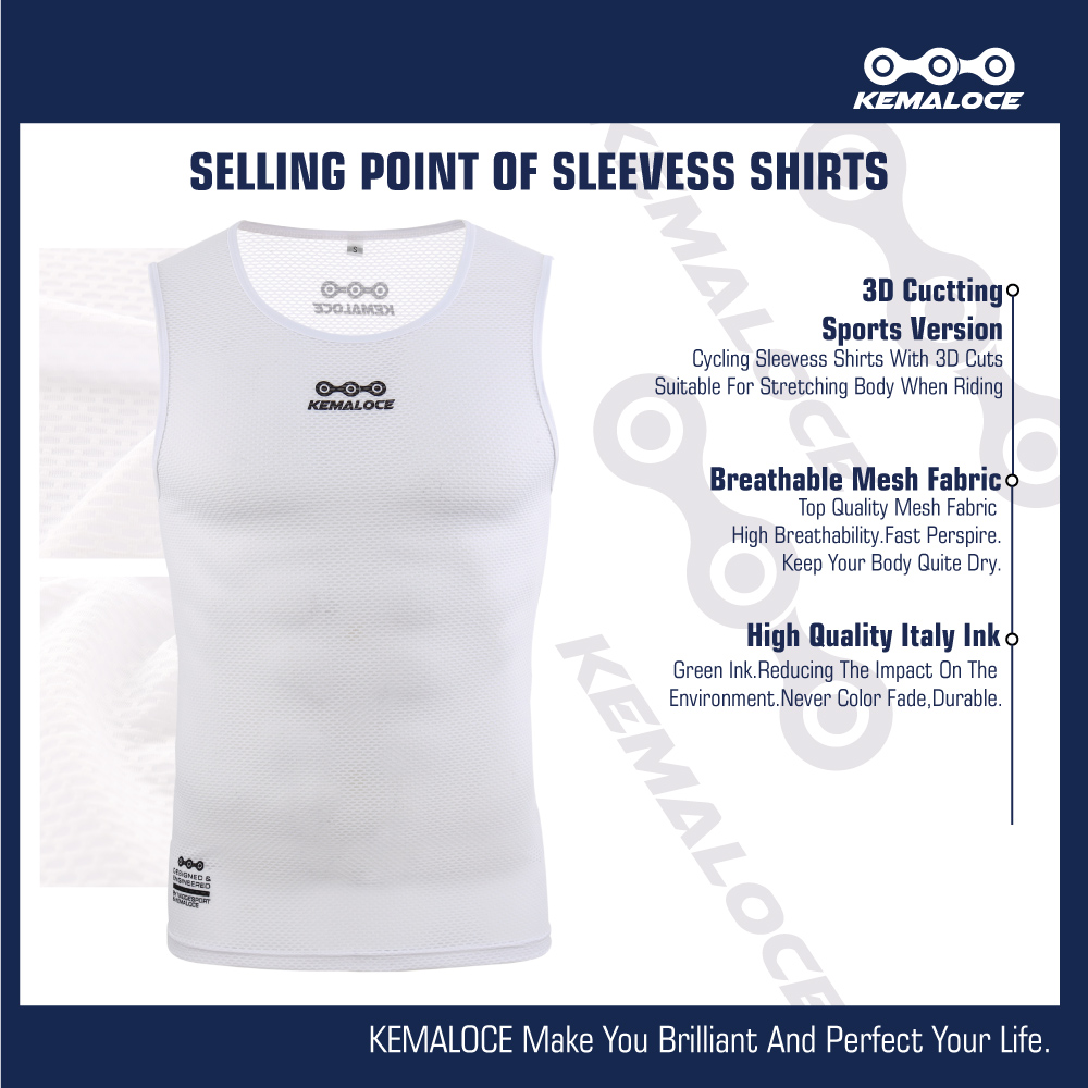 KEMALOCE Cycling Base Layer Sl - огляд і ціна Sleeveless Undershirt