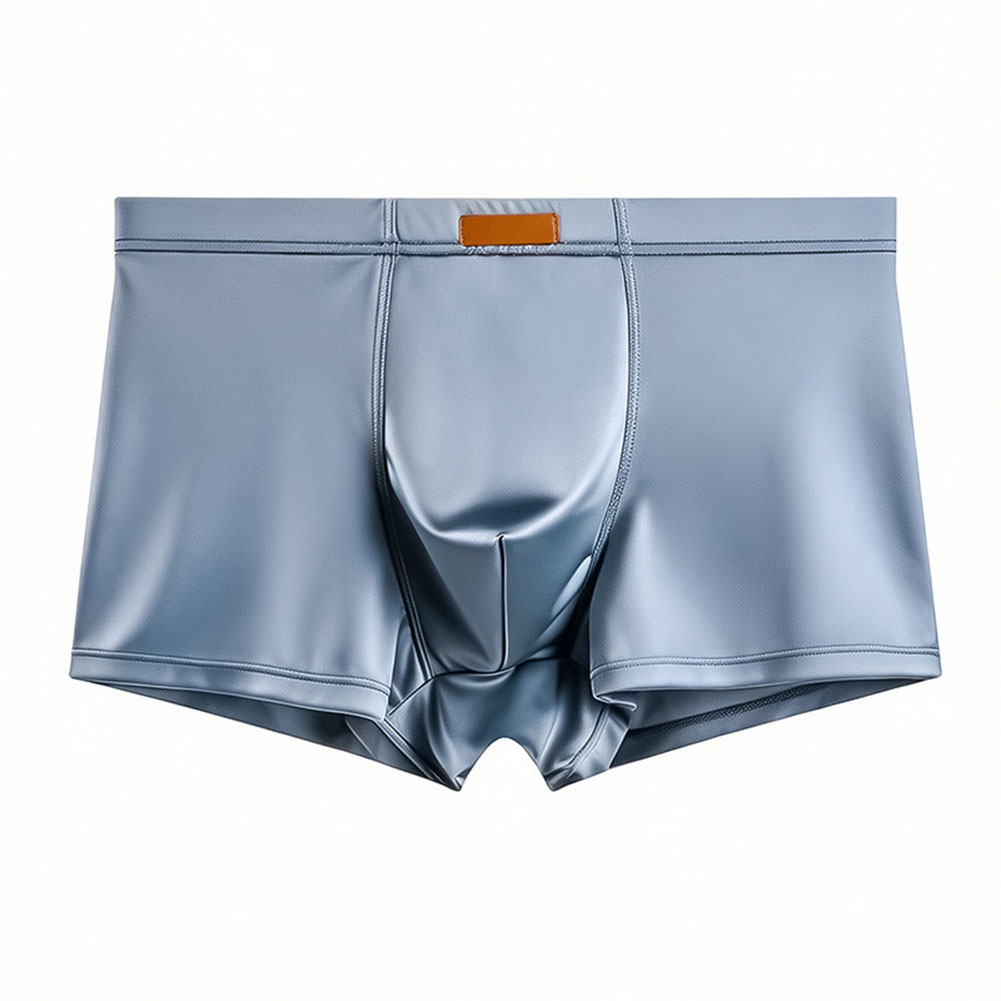 Men Ice Silk Satin-like Boxer  - огляд і ціна Pouch Boxer Pouch