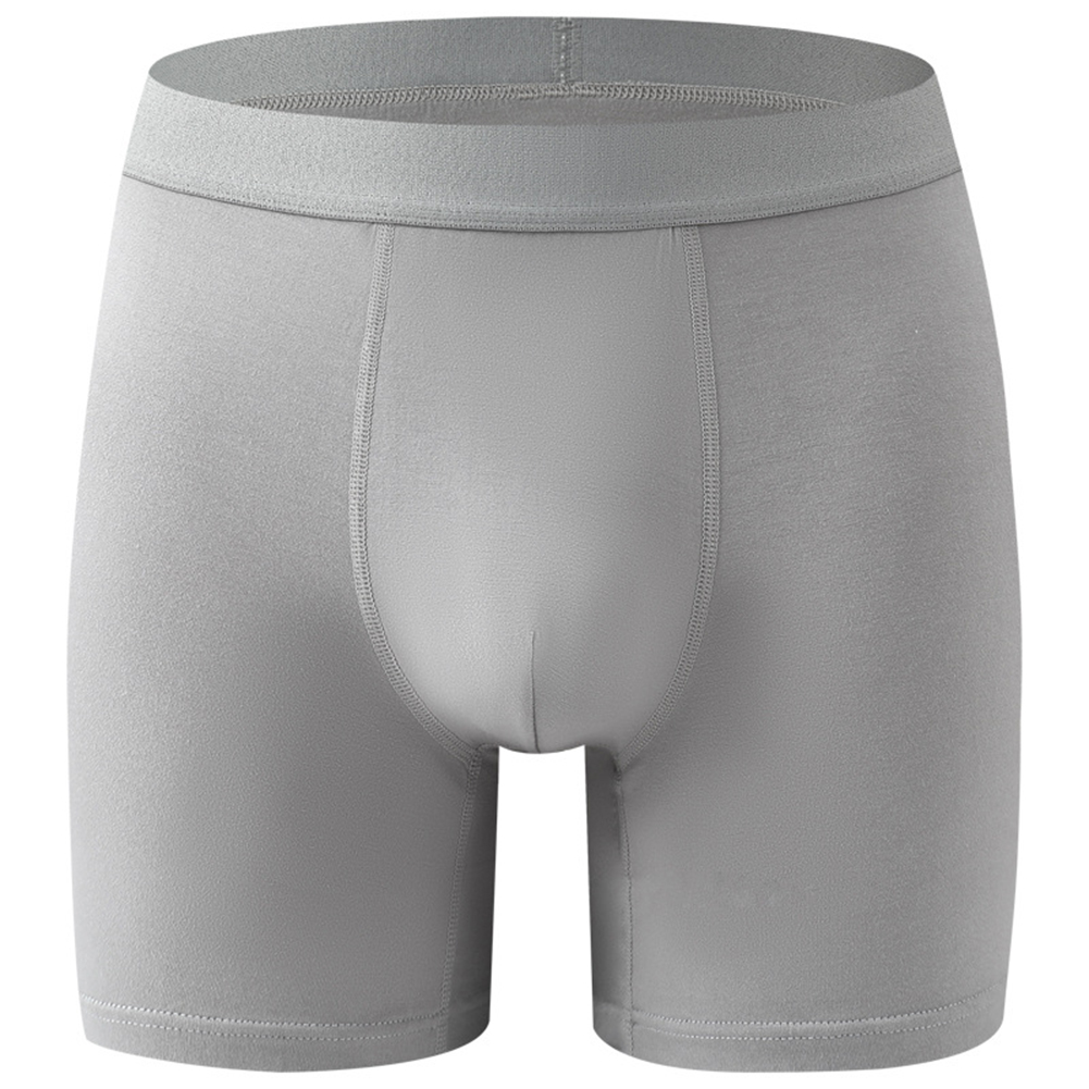 Men Long Leg Boxers Breathable - огляд і ціна Bamboo Fiber Trunk