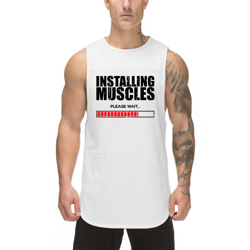 Summer Men Sports Vest with Si - огляд і ціна Sleeveless Undershirt