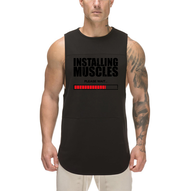 Summer Men Sports Vest with Si - огляд і ціна Sleeveless Undershirt