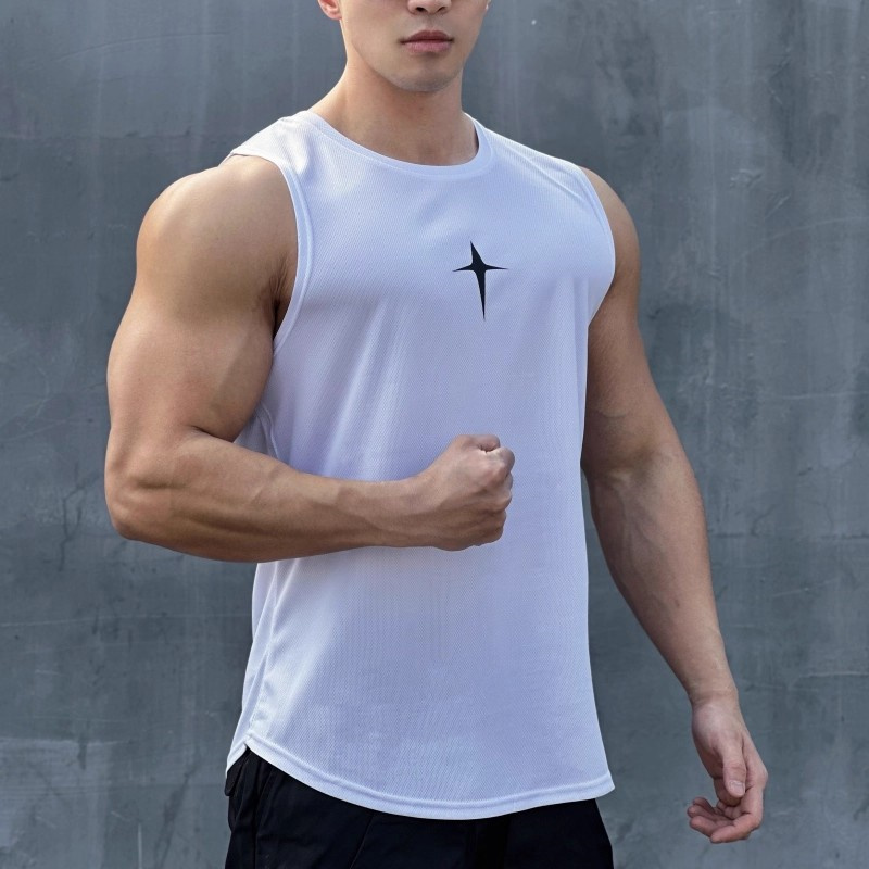 summer Sleeveless vest outdoor - огляд і ціна Undershirt Crew Neck