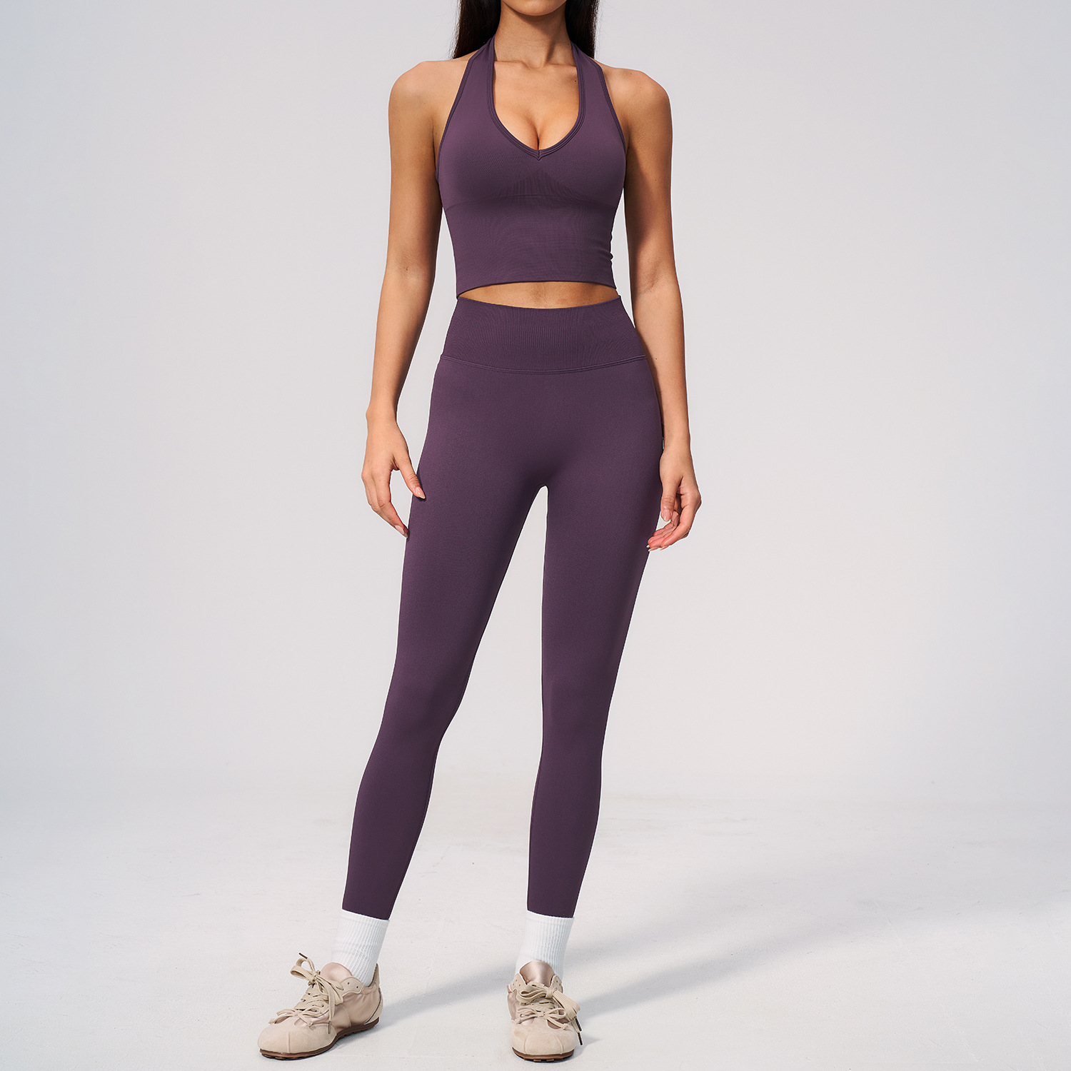 Seamless Yoga Suit 2PCS Women  - огляд і ціна Compression Shorts Athletes